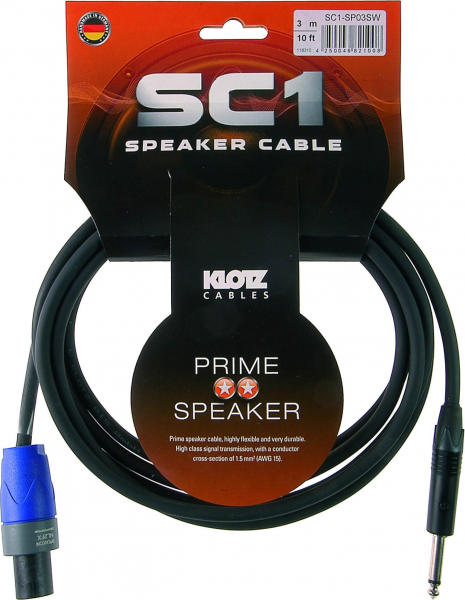 Lautsprecherkabel Klotz SC1-SP03SW Prime