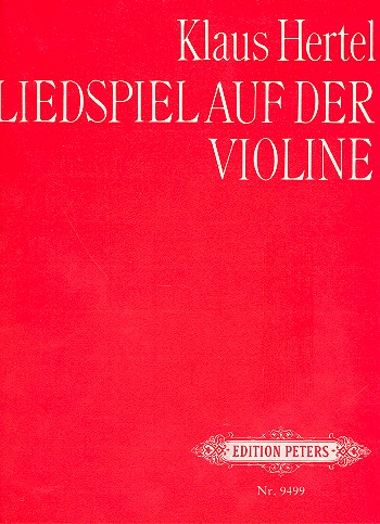 Liedspiel auf der Violine für Violine