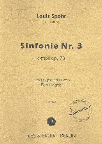 Sinfonie c-Moll Nr.3 op.78 für Orchester