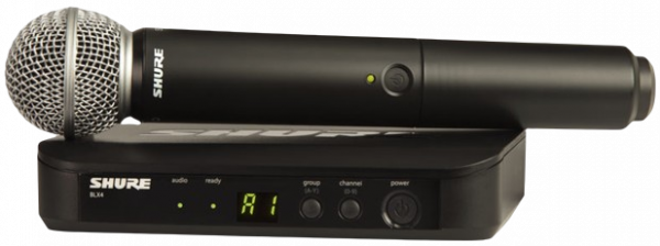Wireless Mikrofonsystem Shure BLX24E/SM58 H8E