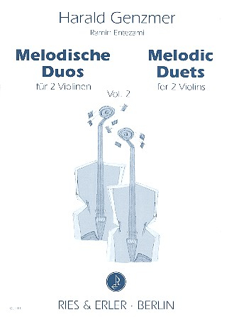 Melodische Duos Band 2 für 2 Violinen