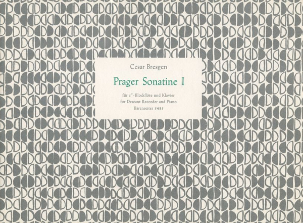 Prager Sonatine Nr.1 für Sopranblockflöte und Klavier