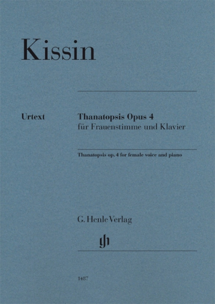 Thanatopsis op.4 für Gesang (hoch) und Klavier
