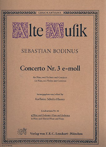 Konzert e-Moll Nr.3 für Flöte und Orchester