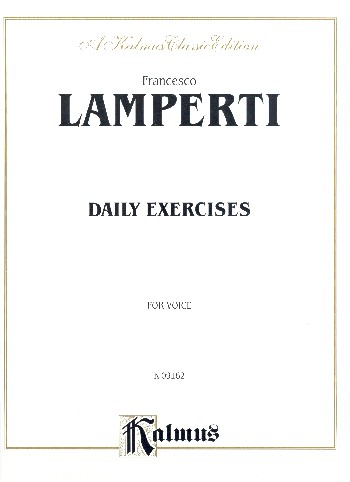 Daily Exercises for voice and piano