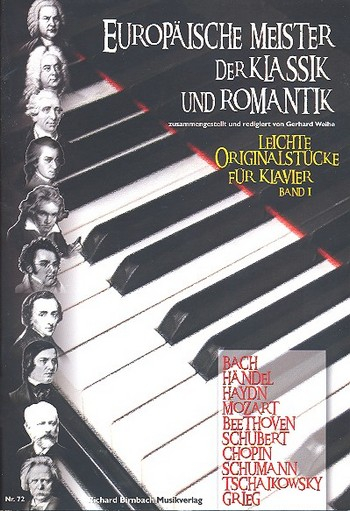 Europäische Meister der Klassik und Romantik Band 1