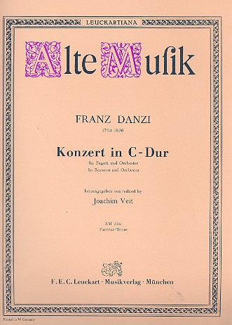 Konzert C-Dur für Fagott und Orchester