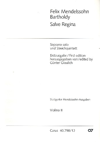 Salve Regina für Sopran und Streichquintett