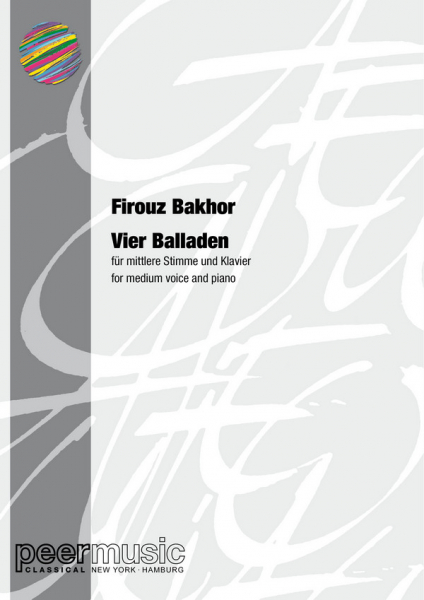4 Balladen für Gesang und Klavier