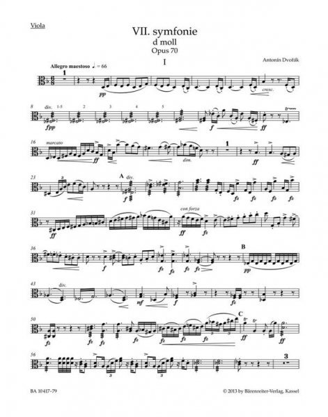 Sinfonie d-Moll Nr.7 op.70 für Orchester