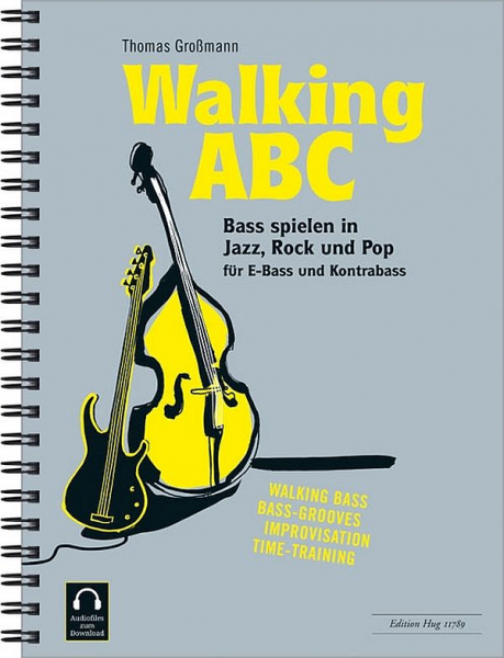 Walking ABC (+Online Audio) für E-Bass und Kontrabass