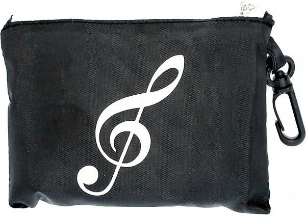 Einkaufstasche agifty Bag faltbar Violinschlüssel