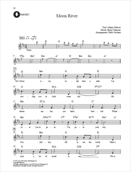 Spielband Tenorsax Jazz Ballads