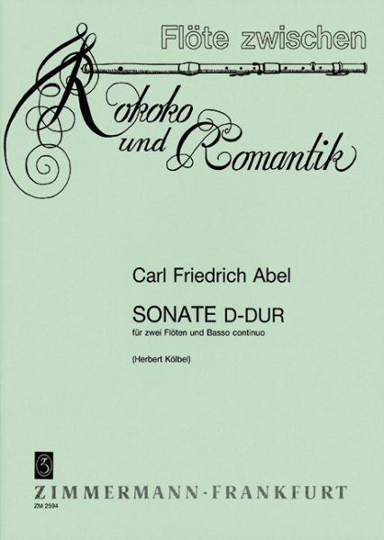 Sonate D-Dur für 2 Flöten und Bc