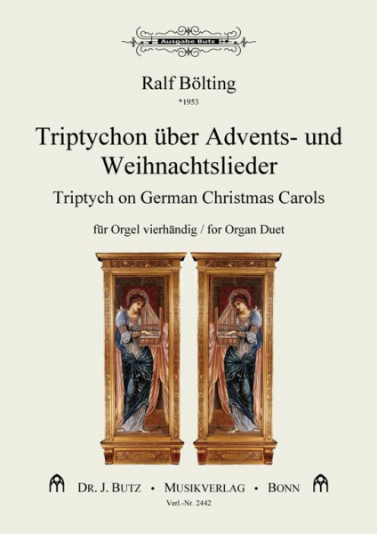 Triptychon über Advents- und Weihnachtslieder für Orgel zu 4 Händen