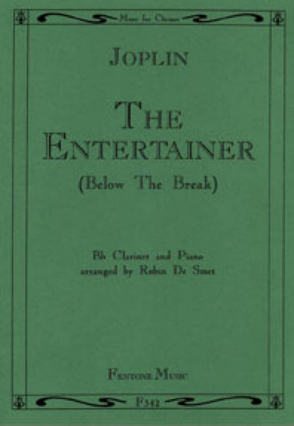 The Entertainer for clarinet and piano