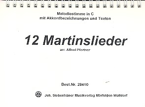 12 Martinslieder für Bläser