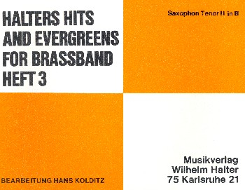 Halters Hits and Evergreens Band 3 für Blasorchester