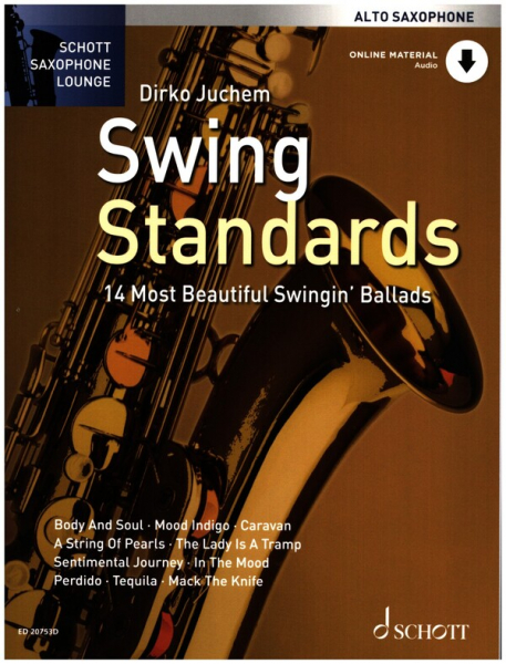 Spielband für Altsaxophon Swing Standards