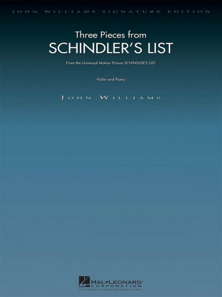 Spielbuch für Violine Three Pieces from Schindler´s List