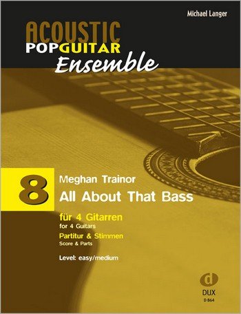 Spielstück für Gitarren All about that Bass