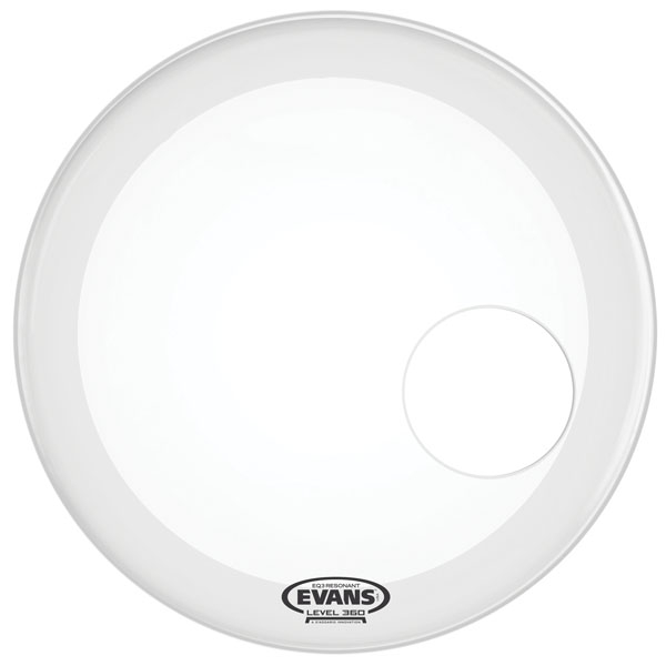 Bass Drum Resonanzfell Evans EQ3 24" Smooth White