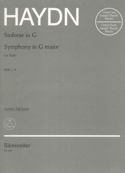Sinfonie G-Dur Hob.I,8 für Orchester