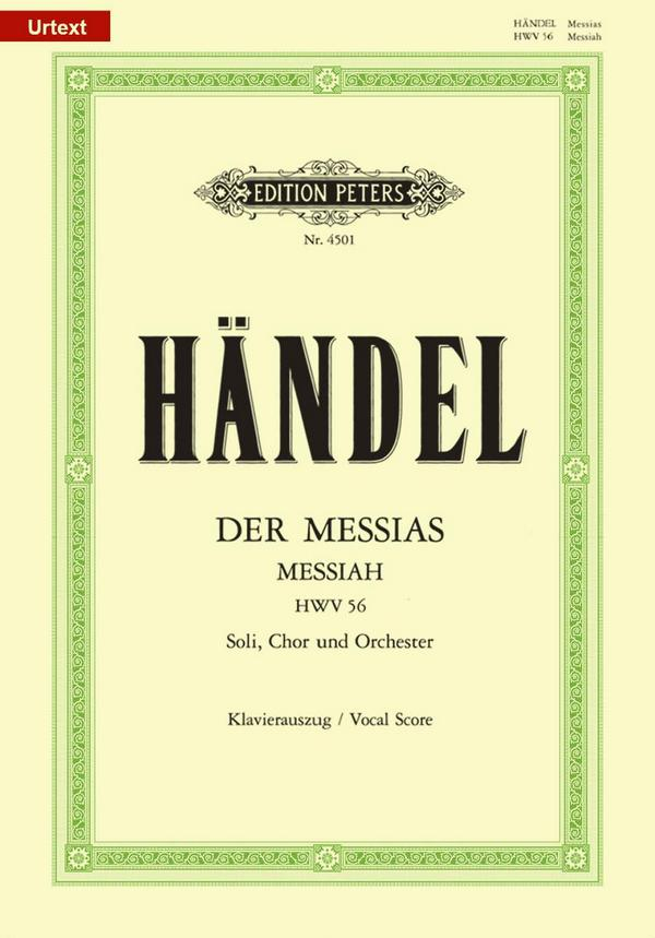 Edition Peters Der Messias Hwv 56 / Urtext, Fachbücher Von Georg Friedrich Händel - Bild 2
