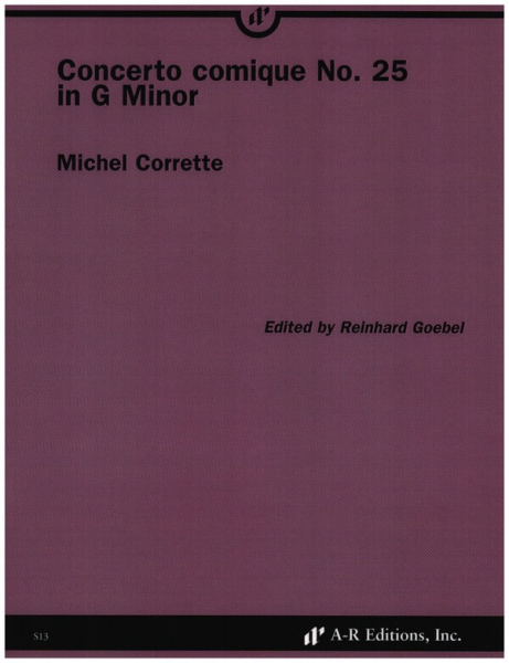 Concerto comique in g minor no.25 for solo violin and string orchestra
