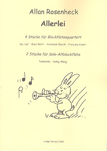 Allerlei für Altblockflöte und für 4 Blockflöten (SATB)