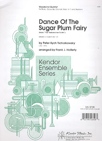 Dance of the Sugar Plum Fairy for flute, oboe, clarinet, horn in F and bassoon