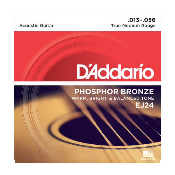 Saitensatz D´Addario EJ24 Phosphor Bronze True Medium DADGAD