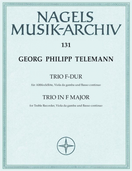 Trio F-Dur für Altblockflöte, Viola da gamba und Bc