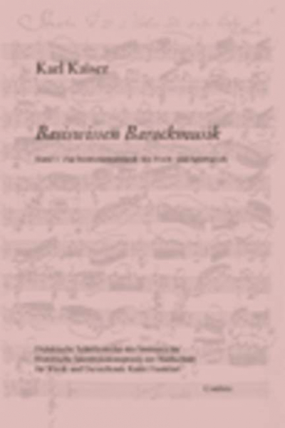 Basiswissen Barockmusik Band 1