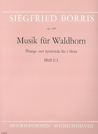 Musik für Waldhorn op.109 Band 1 Teil 1