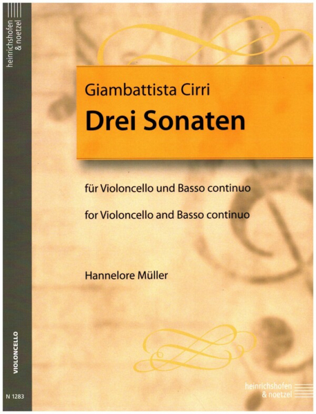 Sonaten für Cello 3 Sonaten
