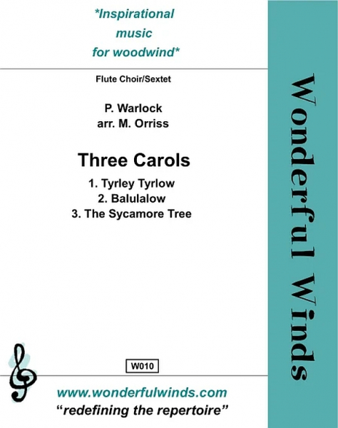 Three Carols for flute choir/ sextet