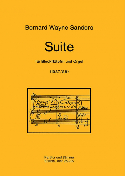 Suite für Blockflöte (ST) und Orgel