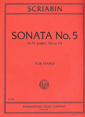 Sonata in F Sharp Major no.5 op.53 for piano