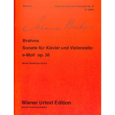 Spielstück Cello Sonate 1 e-moll op. 38