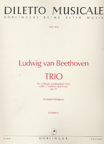 Trio op.87 für 2 Oboen und Englischhorn