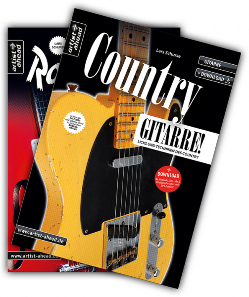 Country-Gitarre &amp; Rockabilly-Gitarre (Bundle), inkl. Download für Gitarre
