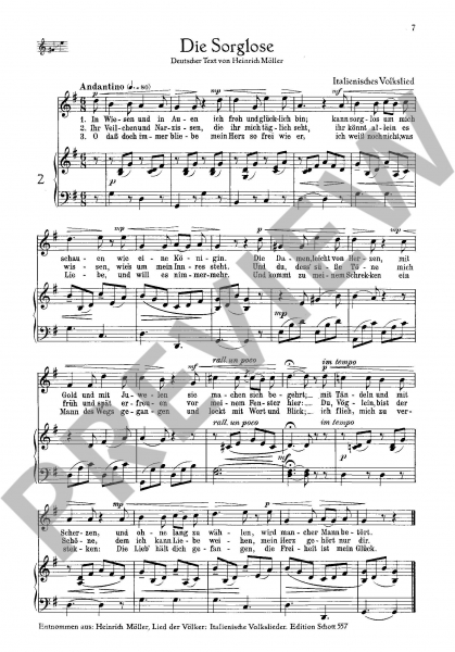 Liedersammelband Das Lied im Unterricht