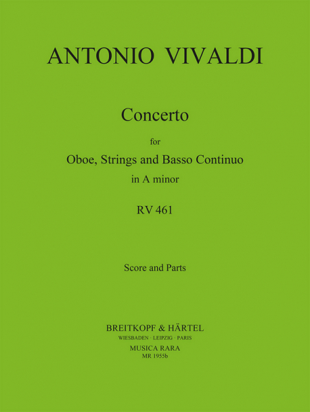 Konzert a-Moll RV461 für Oboe, Streicher und Bc