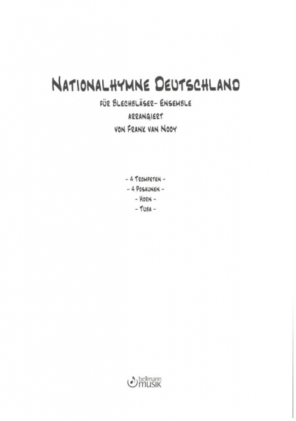 Nationalhymne Deutschland für Blechbläser-Ensemble