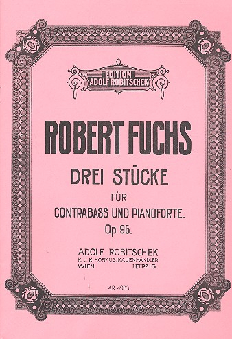 3 Stücke op.96 für Kontrabass und Klavier