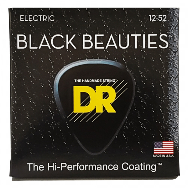 Saitensatz DR Strings BKE-12/52 Extra Heavy Black Beauties