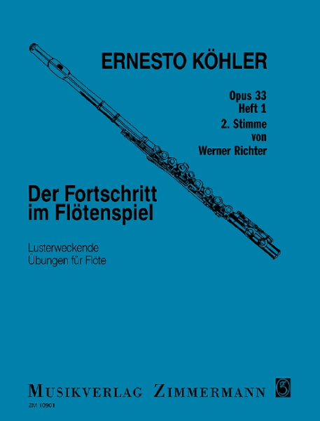 Der Fortschritt im Flötenspiel op.33 Band 1 für Flöte