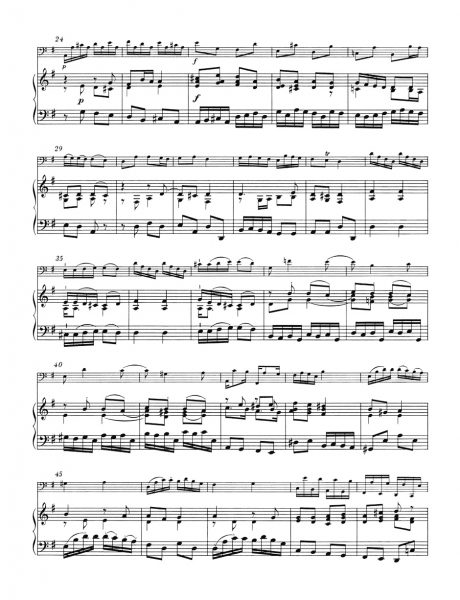 Spielstück für Cello Sonate G-Dur