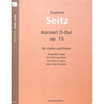 Spielstück für Violine Konzert D-Dur op 15/4